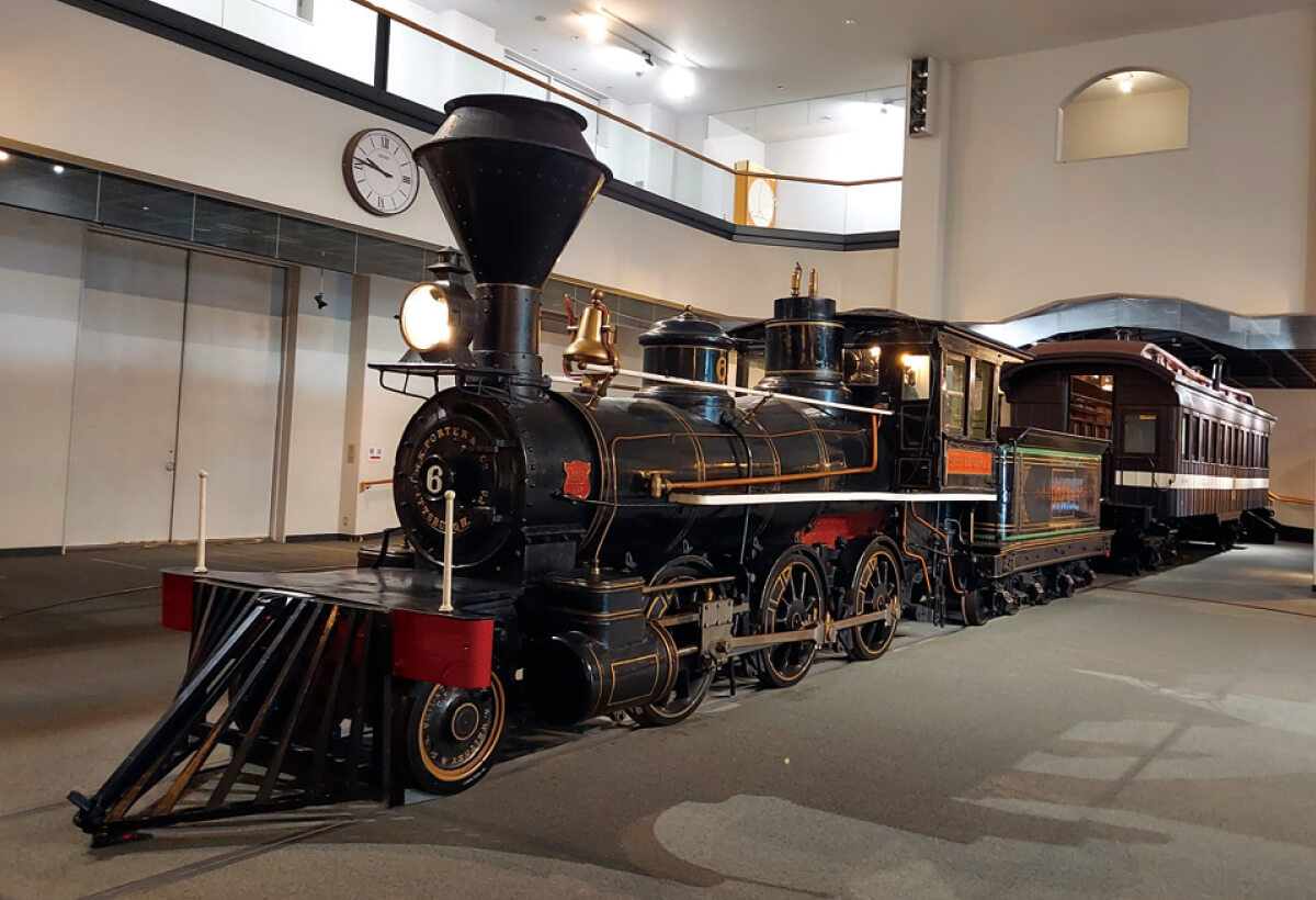 小樽市総合博物館の鉄道車両群