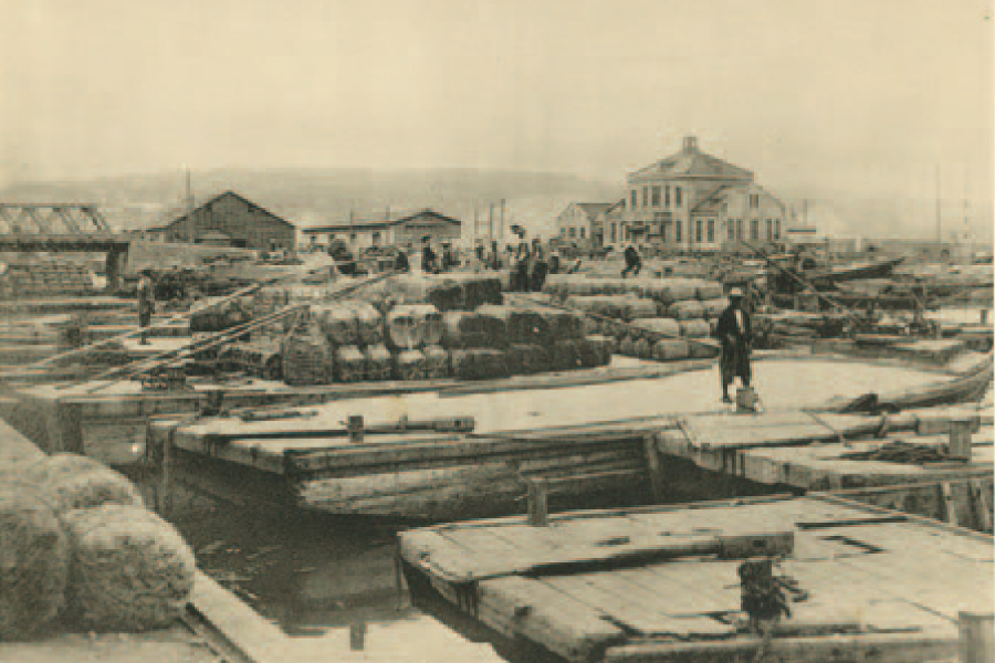 Loading and Unloading at the Canal