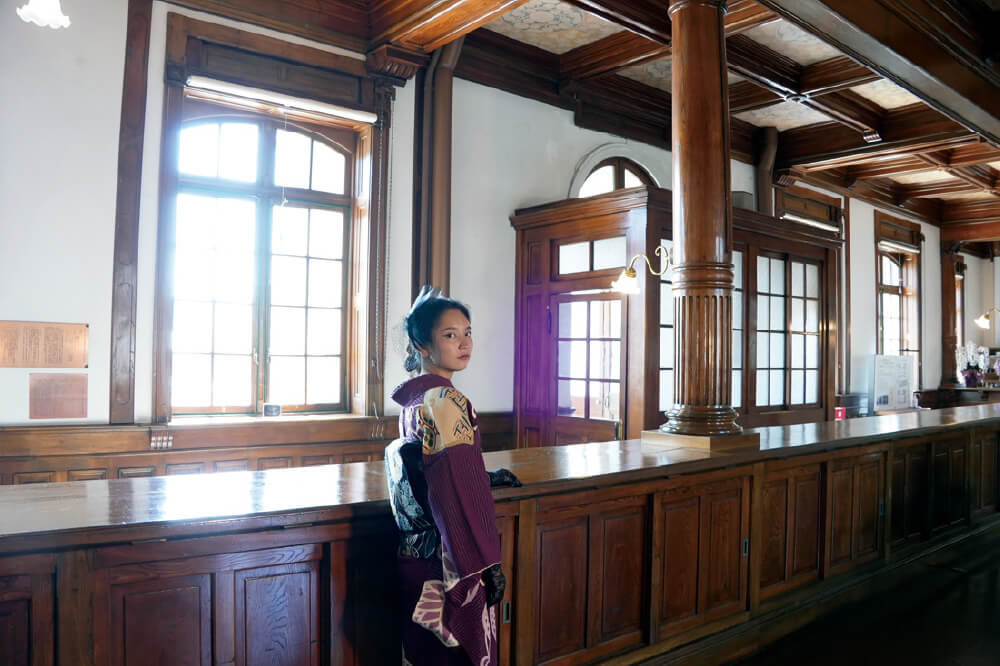 旧日本郵船株式会社小樽支店の内観